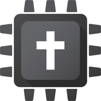 ChristianBytes.com - My Quest for the Best Bible App : Cross on Microchip